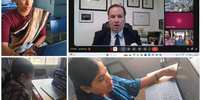 SYSITS इंटरनेशनल कॉन्फ्रेंस 2026 में सम्मिलित हुआ” इंटरनेशनल कॉन्फ्रेंस में बढ़ाया गौरव-नवाचार की उड़ान सृजन महाविद्यालय के विद्यार्थियों ने पेश किए समाज बदलने वाले आइडिया-भाजयुमो के नवनियुक्त प्रदेश महामंत्री विप्लव जैन ने मुख्यमंत्री, प्रदेश अध्यक्ष सहित वरिष्ठ नेताओं से की मुलाकात-अधिग्रहण मुआवजे के ऐतिहासिक निर्णय से किसानों में हर्ष व्याप्त-जनगणना 2027 घर बैठे मोबाइल से भरें सेल्फ एन्यूमरेशन फॉर्म-भीषण गर्मी के चलते कक्षा प्री प्राइमरी से 8वीं तक के विद्यार्थियों का अवकाश घोषित